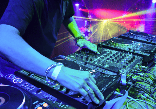 DJ mixing music gallery image